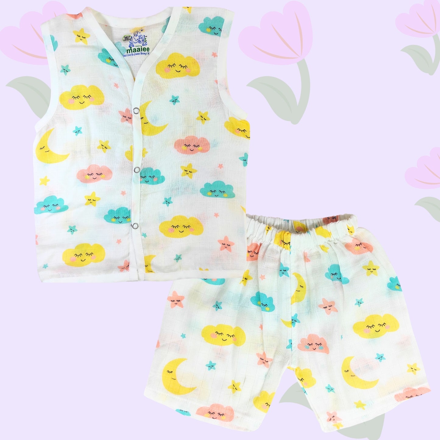 Muslin Cotton Baby Co-ords