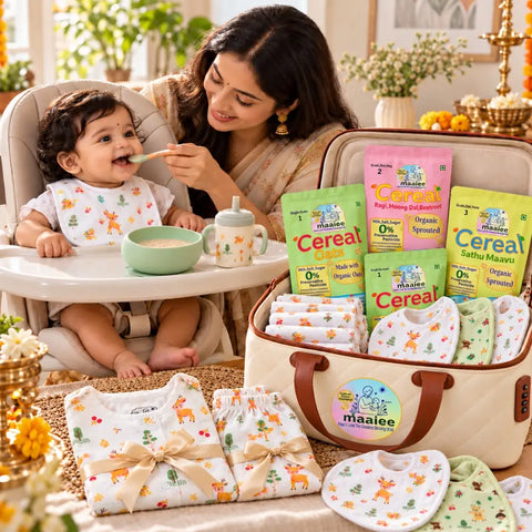 Maaiee Pratham Madhurya — Annaprashan Gift Hamper | Organic First Food & Feeding Set