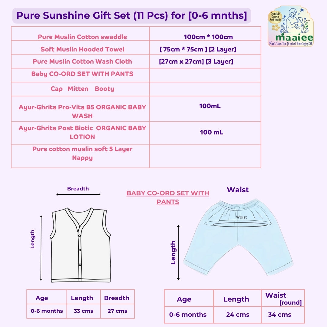 Pure Sunshine Baby Gift Set