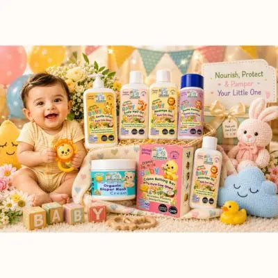Organic Baby Gift Hampers India — Baby Shower, Namkaran, Annaprashan, Newborn | Maaiee