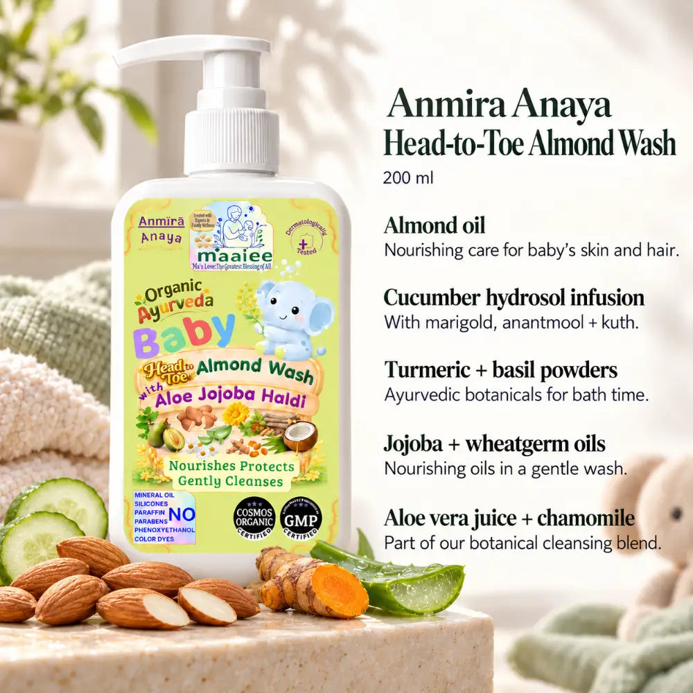 Vatsalya Sitaara Premium Baby Hospital Bag for Delivery | Ayurvedic Cow Ghee Newborn Skincare & 25 Muslin Pieces