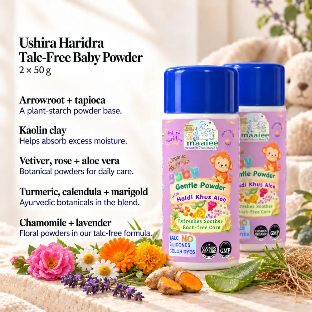 Vatsalya Sitaara Premium Baby Hospital Bag for Delivery | Ayurvedic Cow Ghee Newborn Skincare & 25 Muslin Pieces