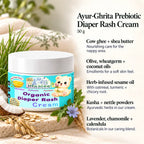 Vatsalya Sitaara Premium Baby Hospital Bag for Delivery | Ayurvedic Cow Ghee Newborn Skincare & 25 Muslin Pieces