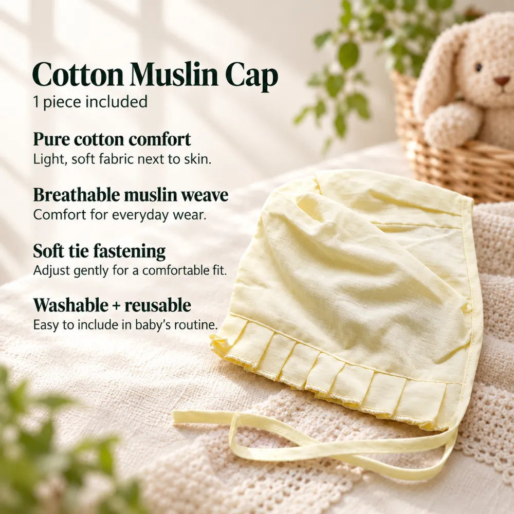 Vatsalya Sitaara Premium Baby Hospital Bag for Delivery | Ayurvedic Cow Ghee Newborn Skincare & 25 Muslin Pieces