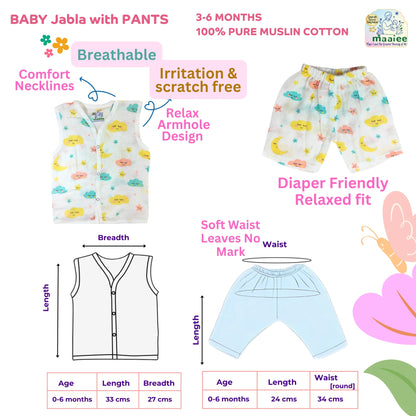 Muslin Cotton Baby Co-ords