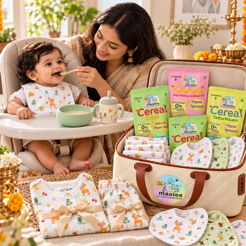 Maaiee Pratham Madhurya — Annaprashan Gift Hamper | Organic First Food & Feeding Set