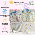 Comfort & Care 8Pcs Muslin Baby Gift Set