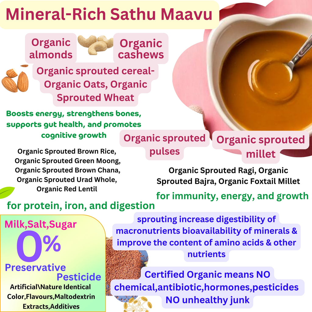 Sathu Maavu Organic Sprouted Cereal