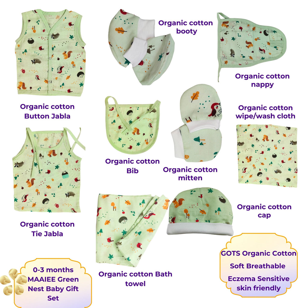 Green Nest Baby Gift Set