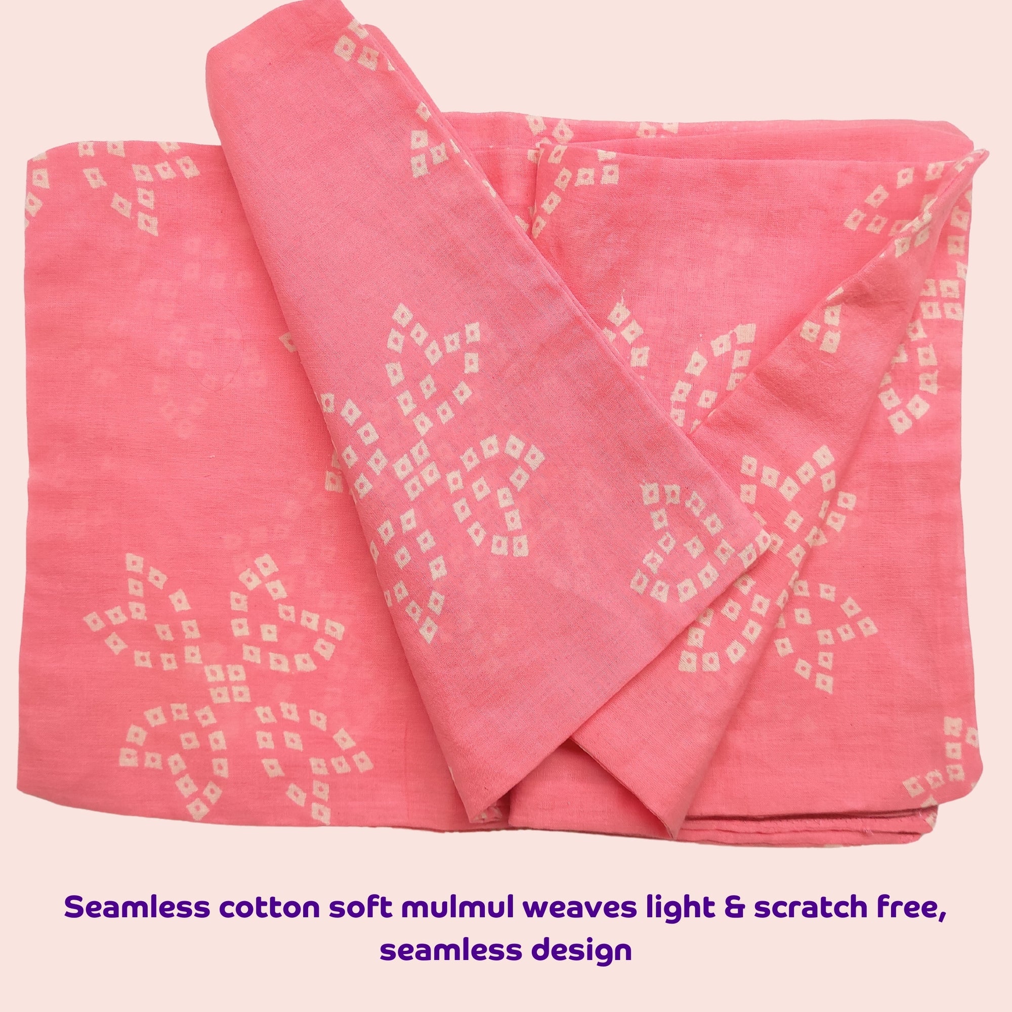 Mulmul Baby Swaddle & Wash Cloth Set [Rosebud Blossoms] | Premature Babies' Swaddle