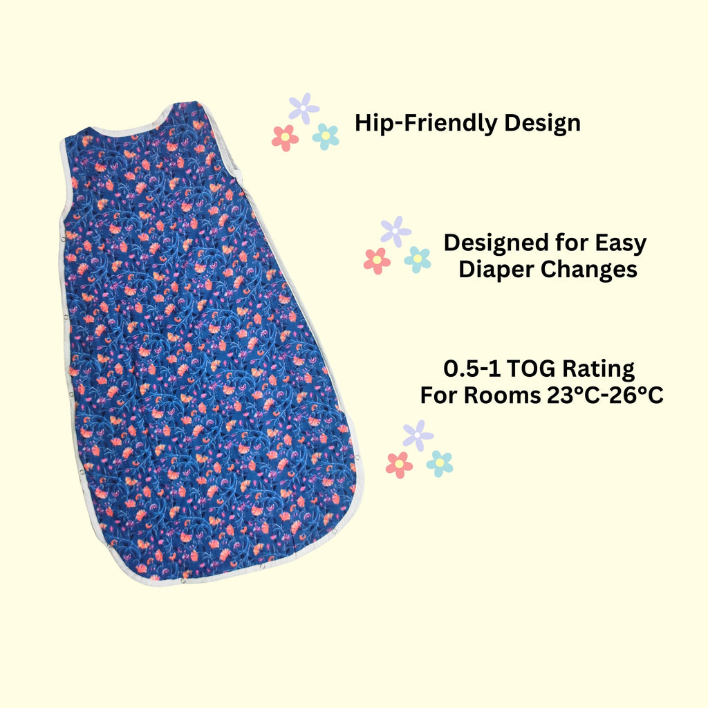 MAAIEE Organic Baby Sleep Bag | Breathable Wearable Blanket [CottonCloud]