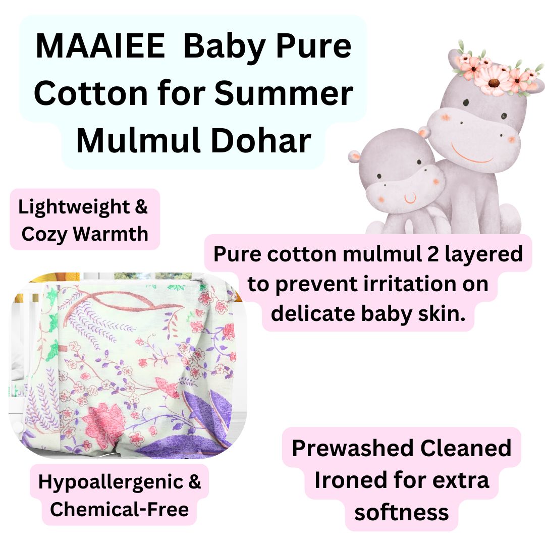 Mulmul Cotton Baby Dohar