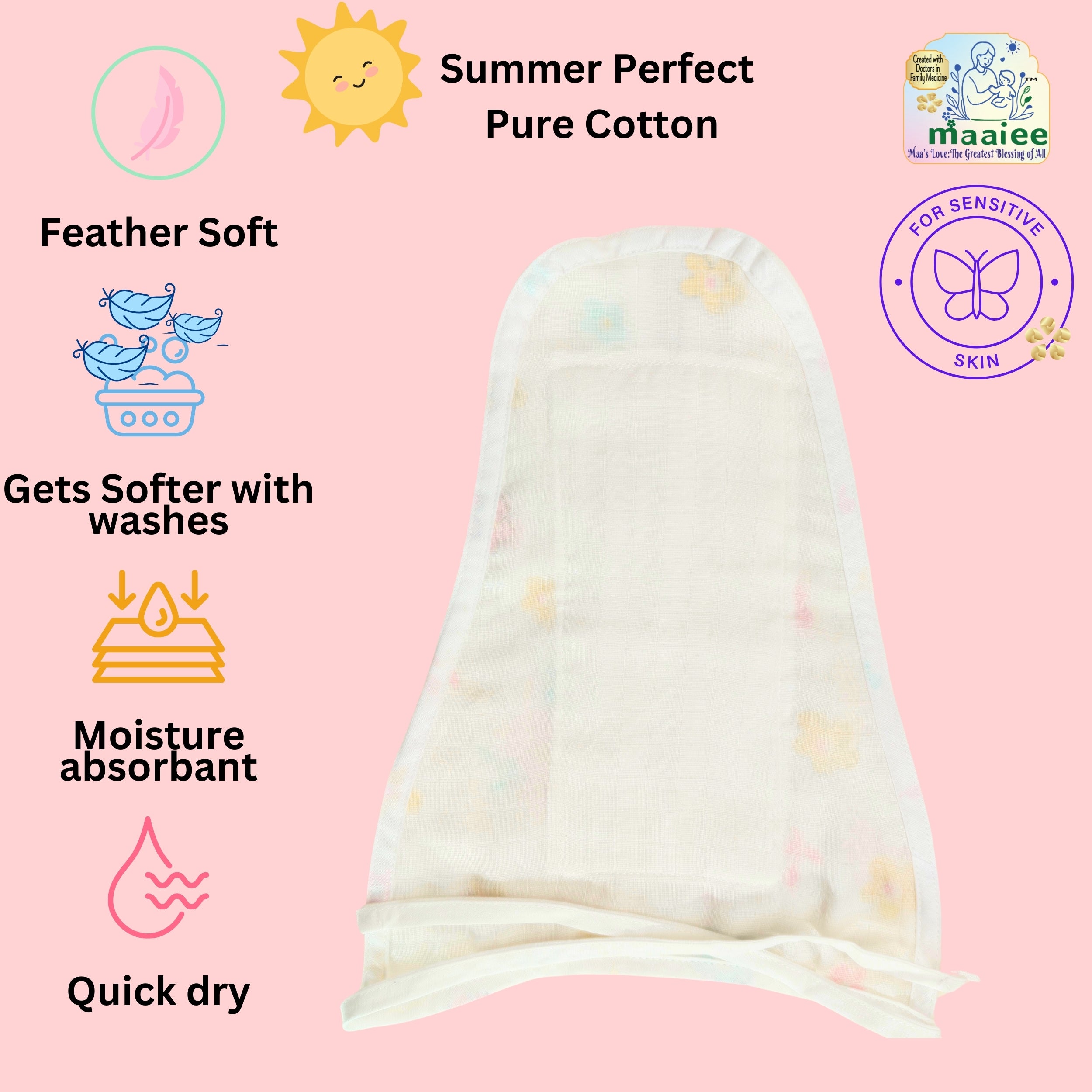 Muslin Cotton Nappy