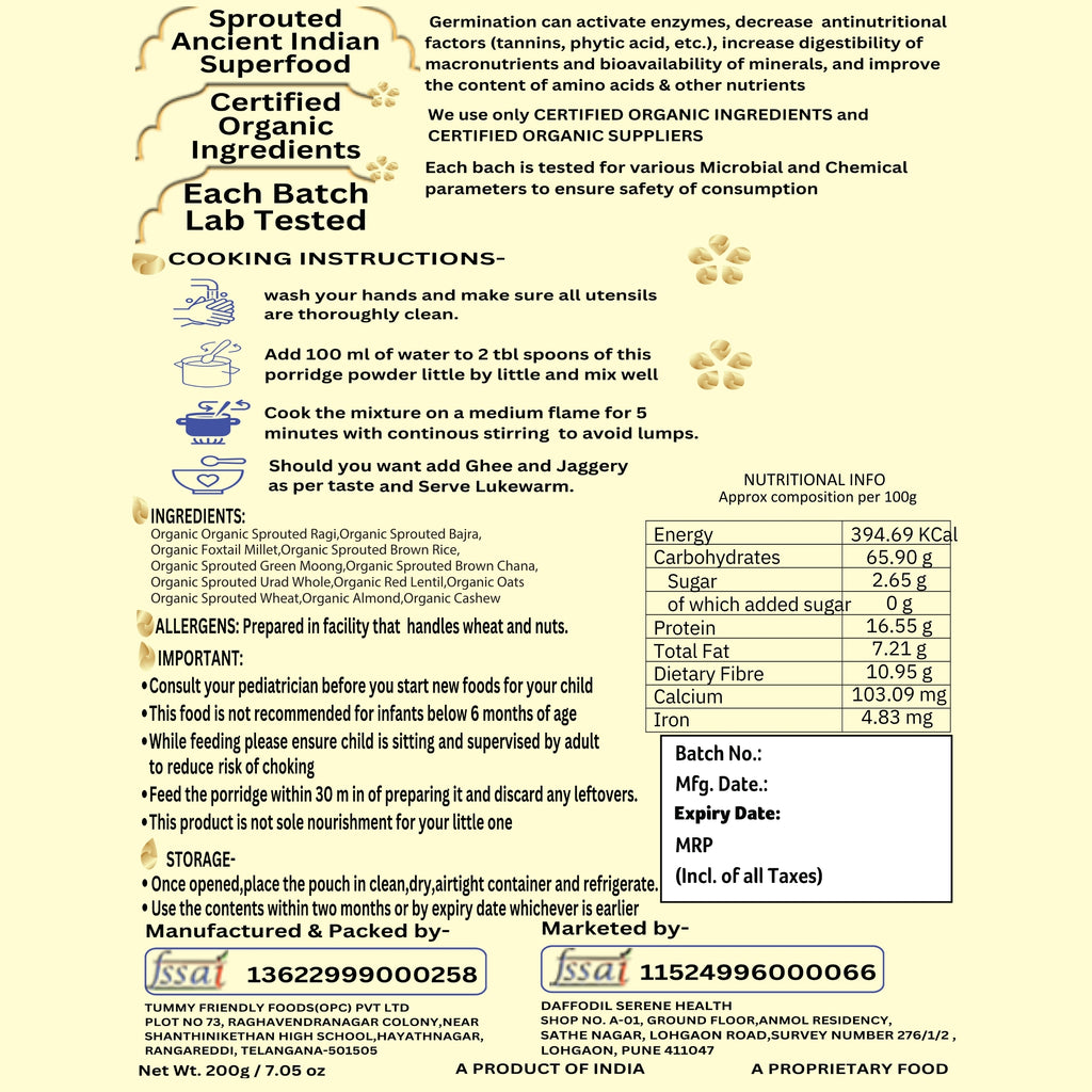 Sathu Maavu Organic Sprouted Cereal