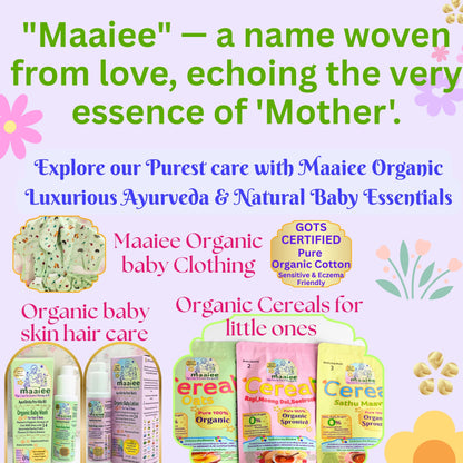 Organic Oats Cereal (Pack of 2)+ 1 Muslin Wipe+ 1 Organic Bib