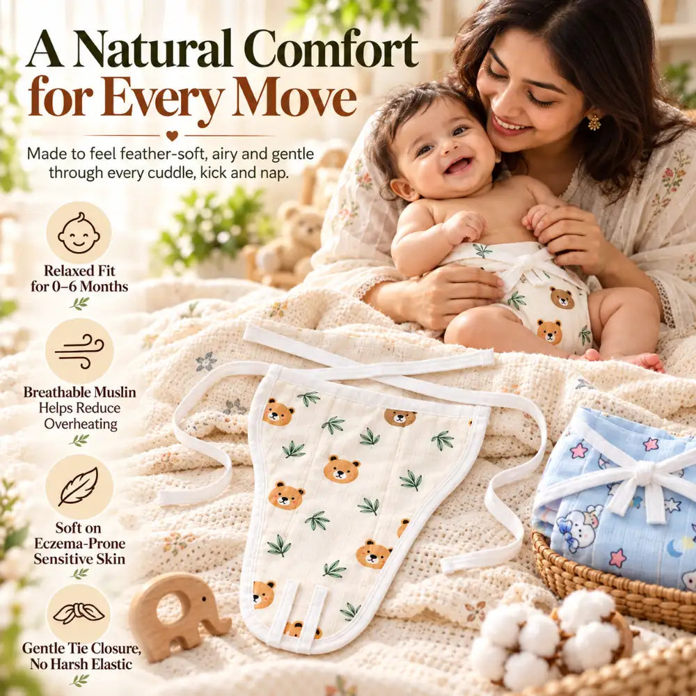 Muslin Nappy Pack of 6