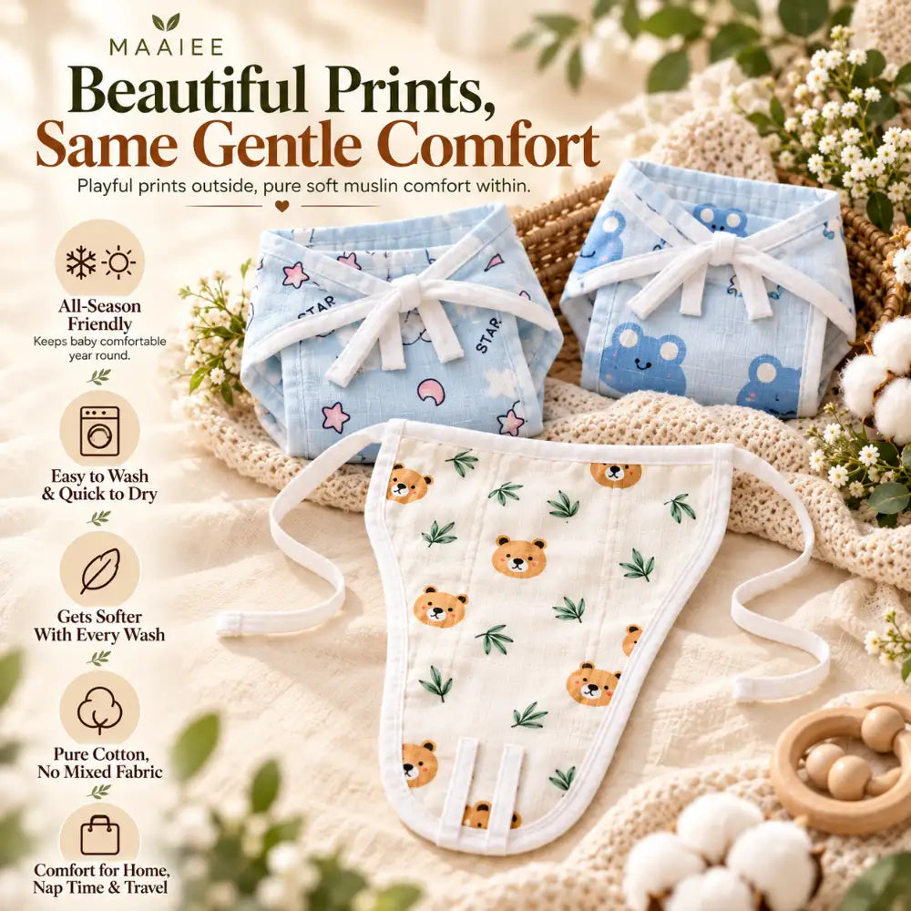 Muslin Nappy Pack of 6