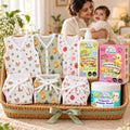 Daily Care Newborn Gift Hamper – Almond Wash, Neem Soap, Rash Cream & Muslin Clothes