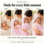 Sweet Dream Infant Gift Set – Brahmi Amla Hair Oil, Muslin Swaddles & Towel
