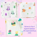 Muslin Cotton Baby Wipe Wash Burp Cloth