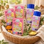 Saumya Navira Baby Gift Set – Organic Cow Ghee Shea Soap & Haldi Khus Powder