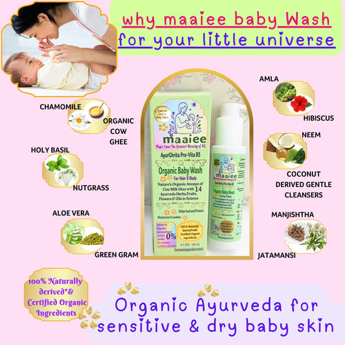 Ayur-Ghrita Pro-Vita B5 Organic Baby Wash
