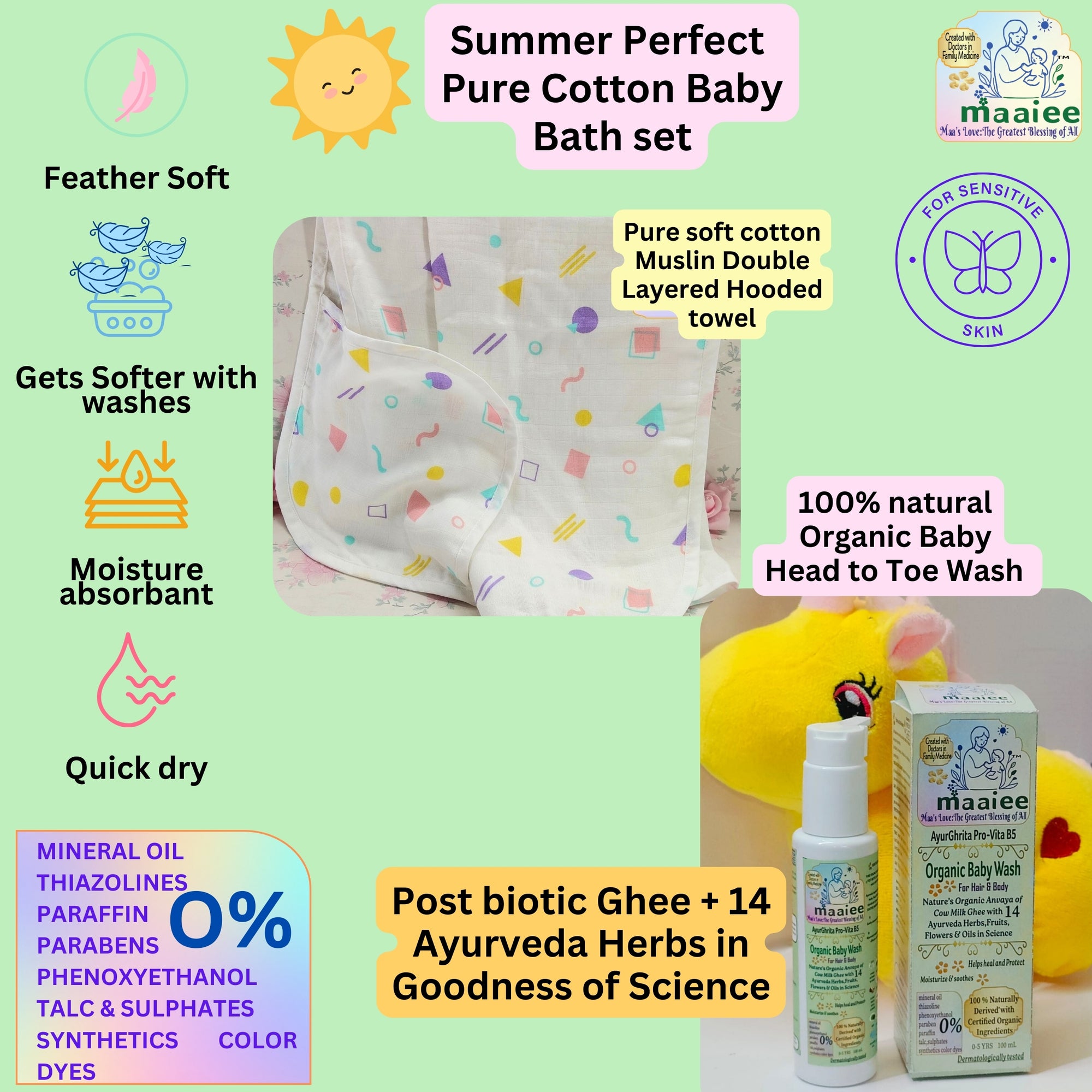 Cozy Baby Bath & Care Set