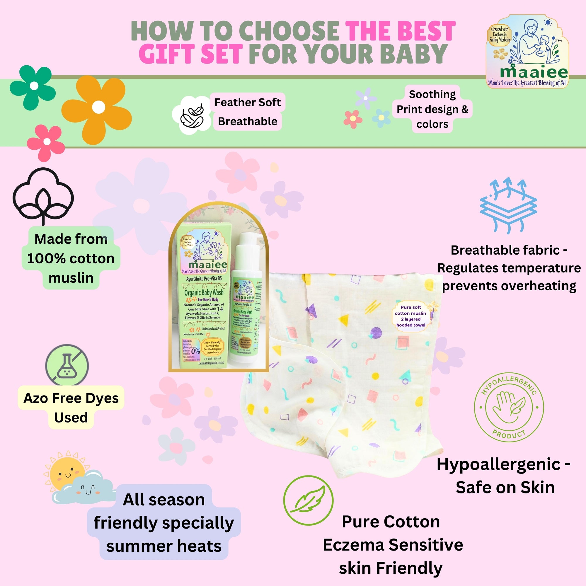 Cozy Baby Bath & Care Set