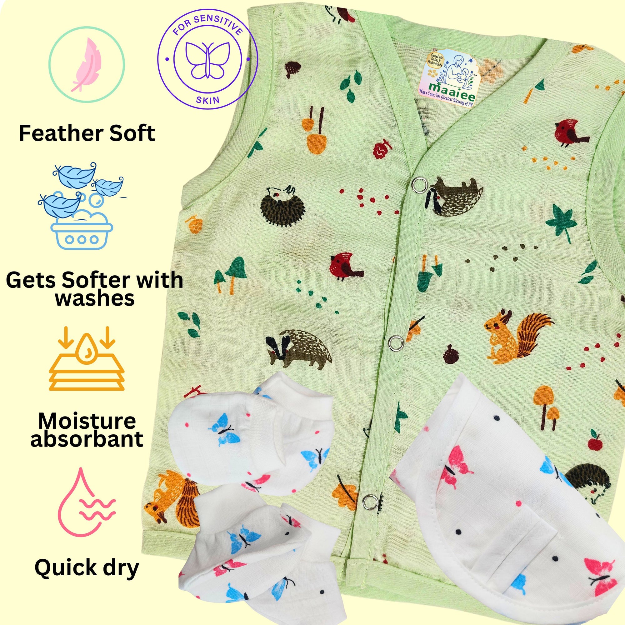 Green Nest Baby Gift Set