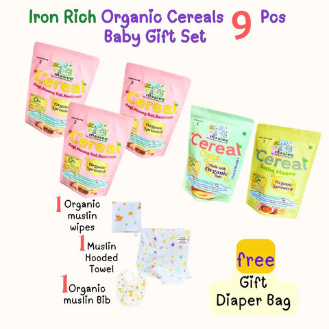 Iron Rich Healthy Weight Gain Organic Cereal Gift Hamper for Little Ones