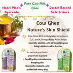 Cow ghee used in Maaiee baby care products for gentle, traditional skincare.