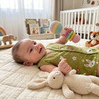 baby wearing maaiee baby muslin jabla,breathable neworn comfort for all season.