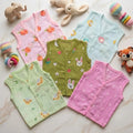 Maaiee pack of 5 organic cotton muslin baby jablas