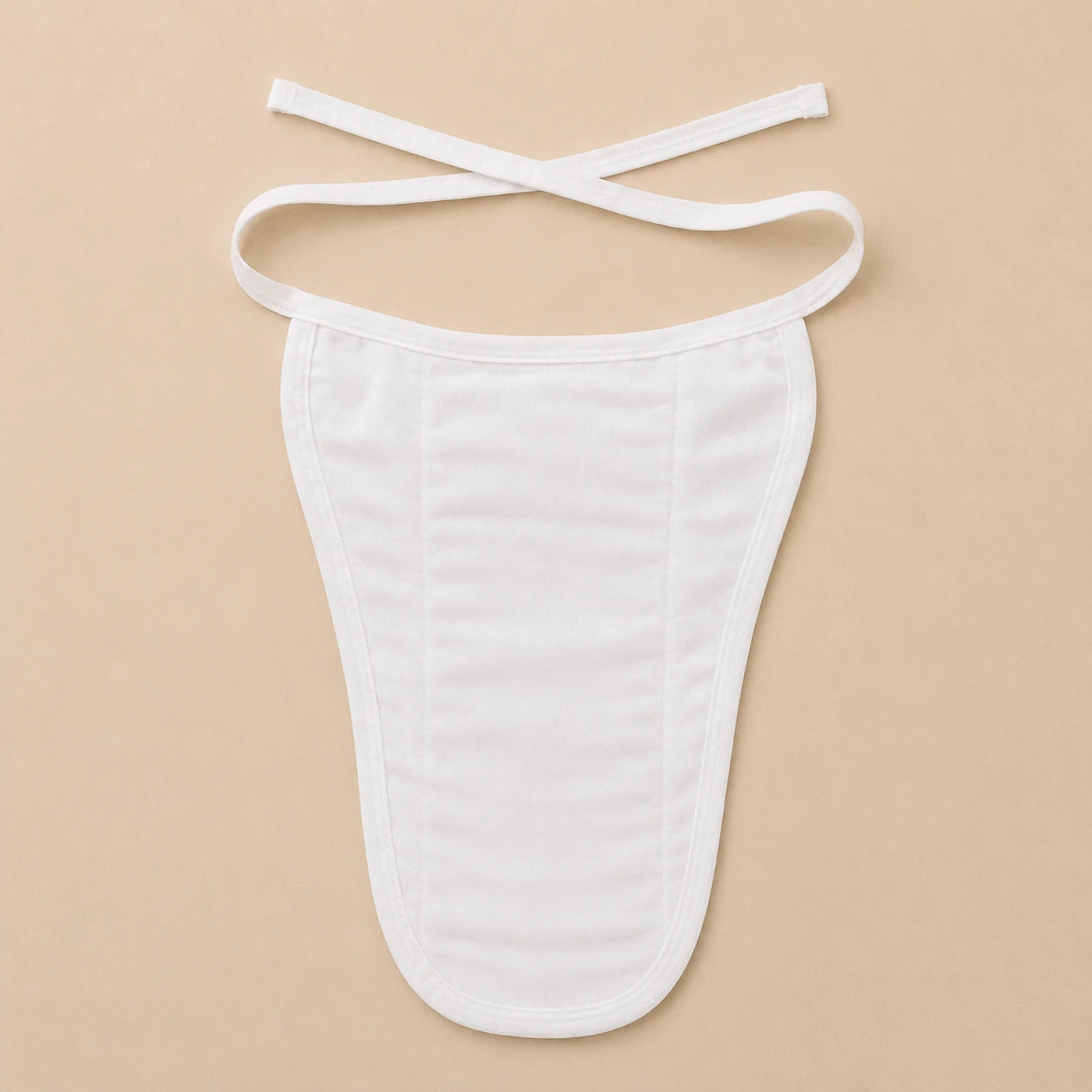 Back view of Maaiee soft muslin baby nappy