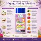 Maaiee Ushira Haridra plant-based baby powder with Ayurvedic botanicals,real flower, gentle moisture care and soft baby skin comfort