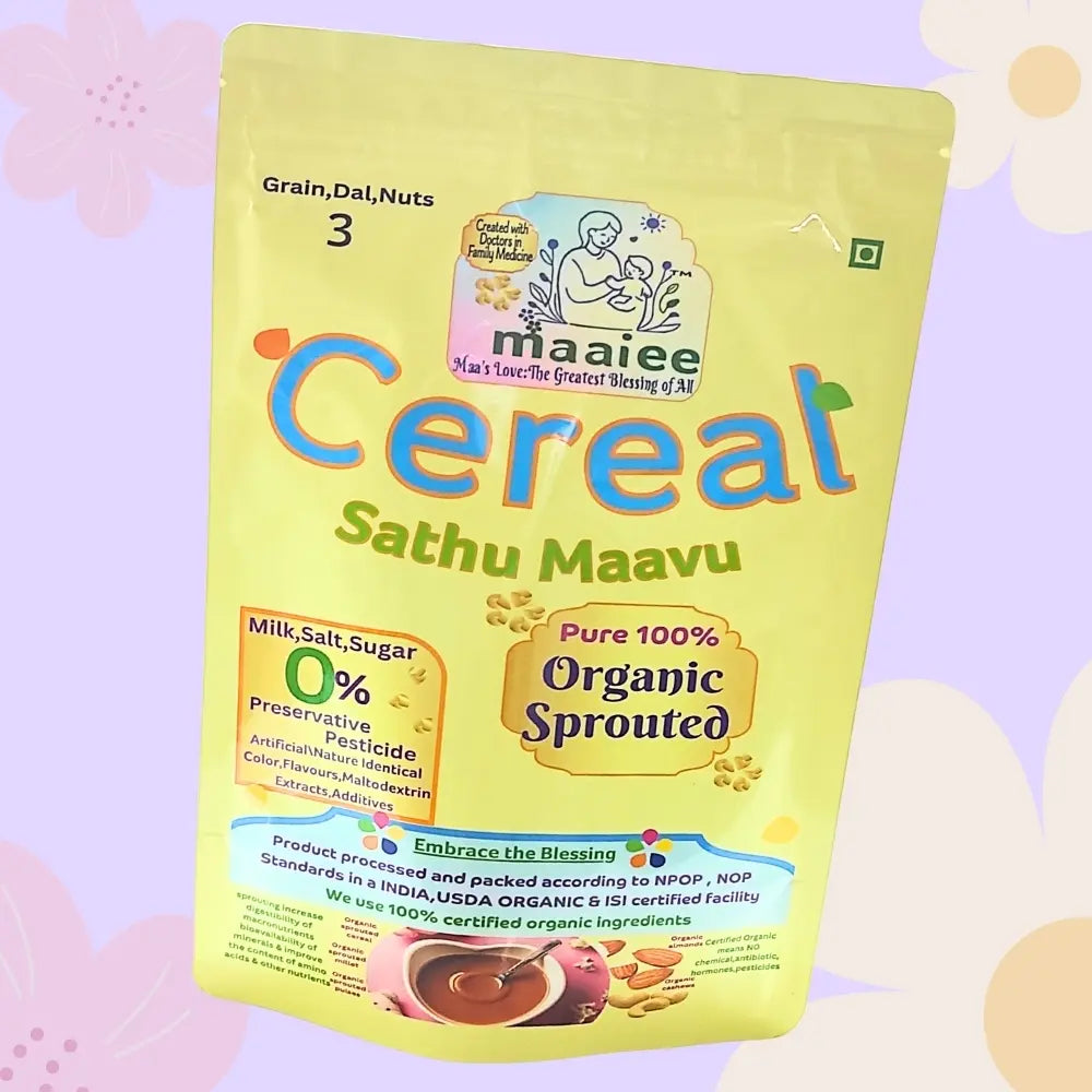 Maaiee organic sprouted Sathu Maavu multigrain cereal
