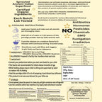 Back-of-pack showing how to cook Maaiee ragi moong dal beetroot porridge.