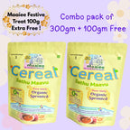 Maaiee organic sprouted sathu maavu porridge with a 100g free festive offer