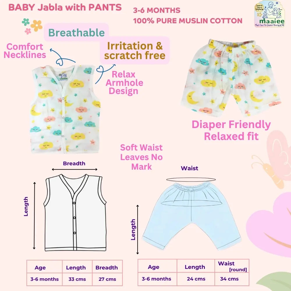 Muslin Cotton Baby Co-ords
