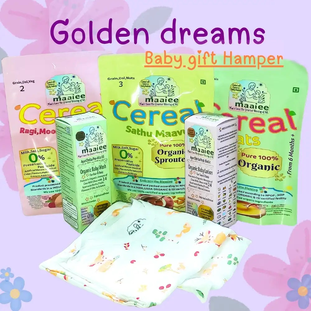 Maaiee golden dream baby gift set