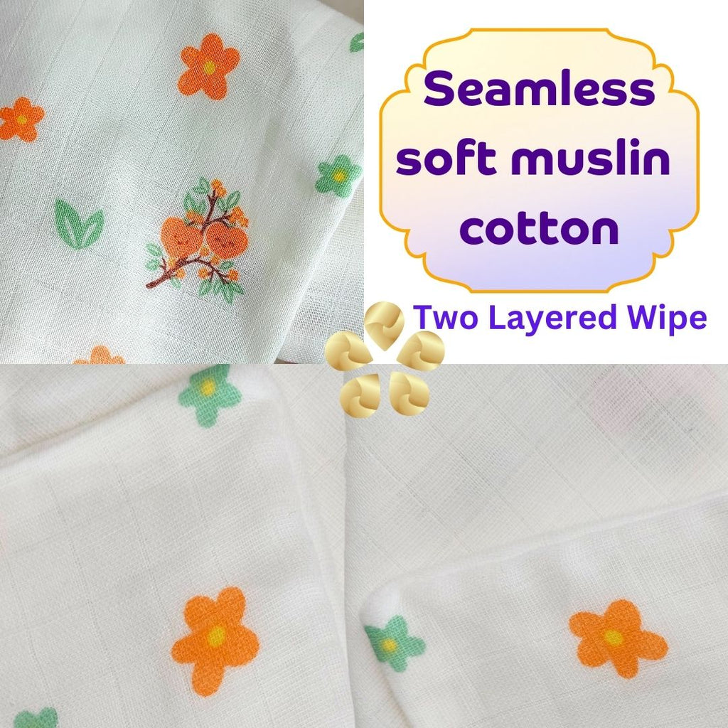 Comfort & Care 8Pcs Muslin Baby Gift Set