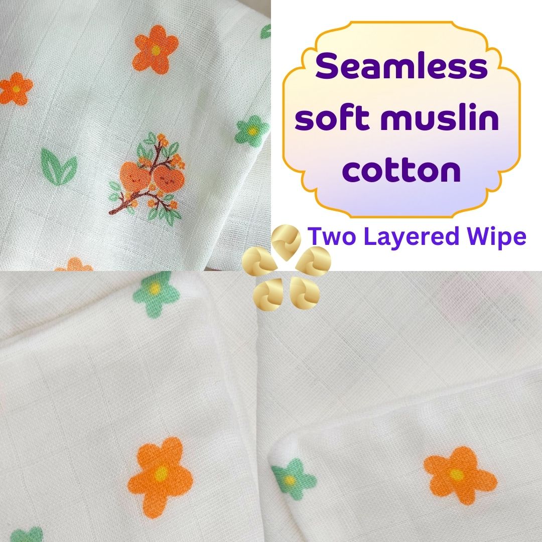 Comfort & Care 8Pcs Muslin Baby Gift Set