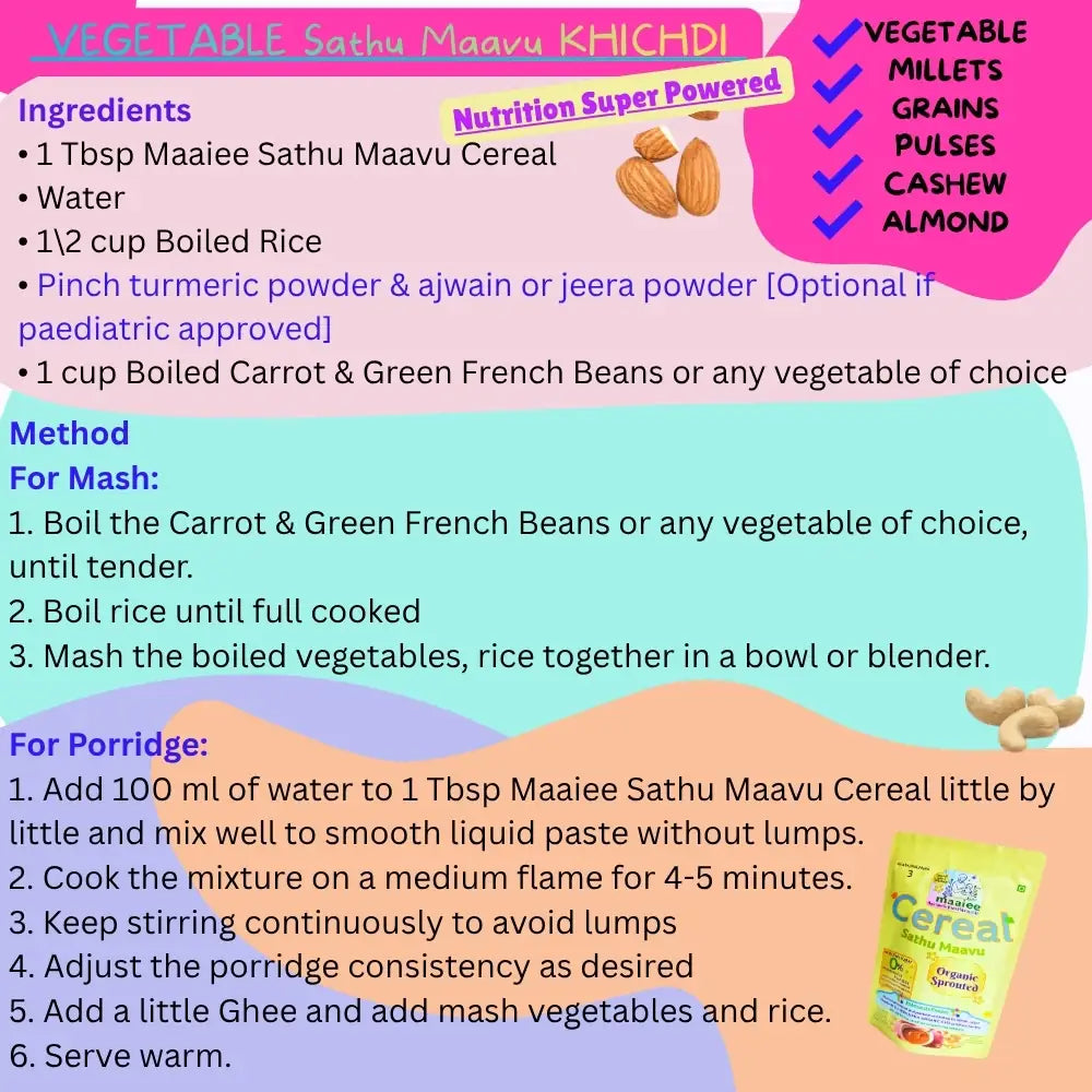 Protein Rich Healthy Weight Gain Organic Cereal Gift Hamper for Little Ones