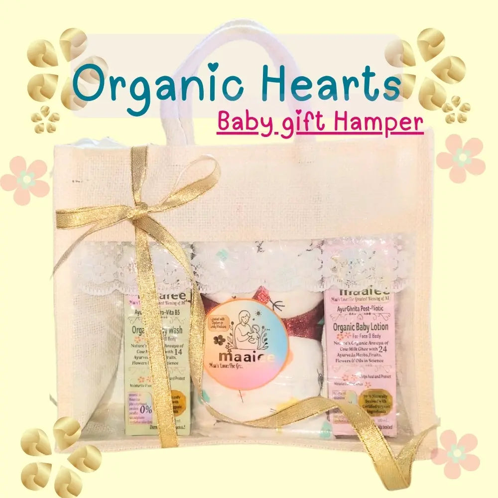 Organic Hearts Baby Gift Set