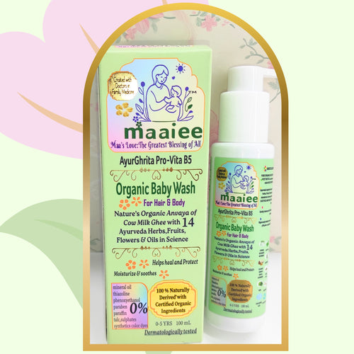 Ayur-Ghrita Pro-Vita B5 Organic Baby Wash