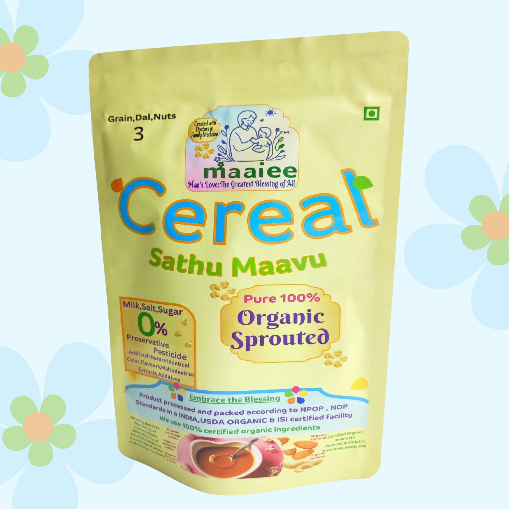 Sathu Maavu Organic Sprouted Cereal