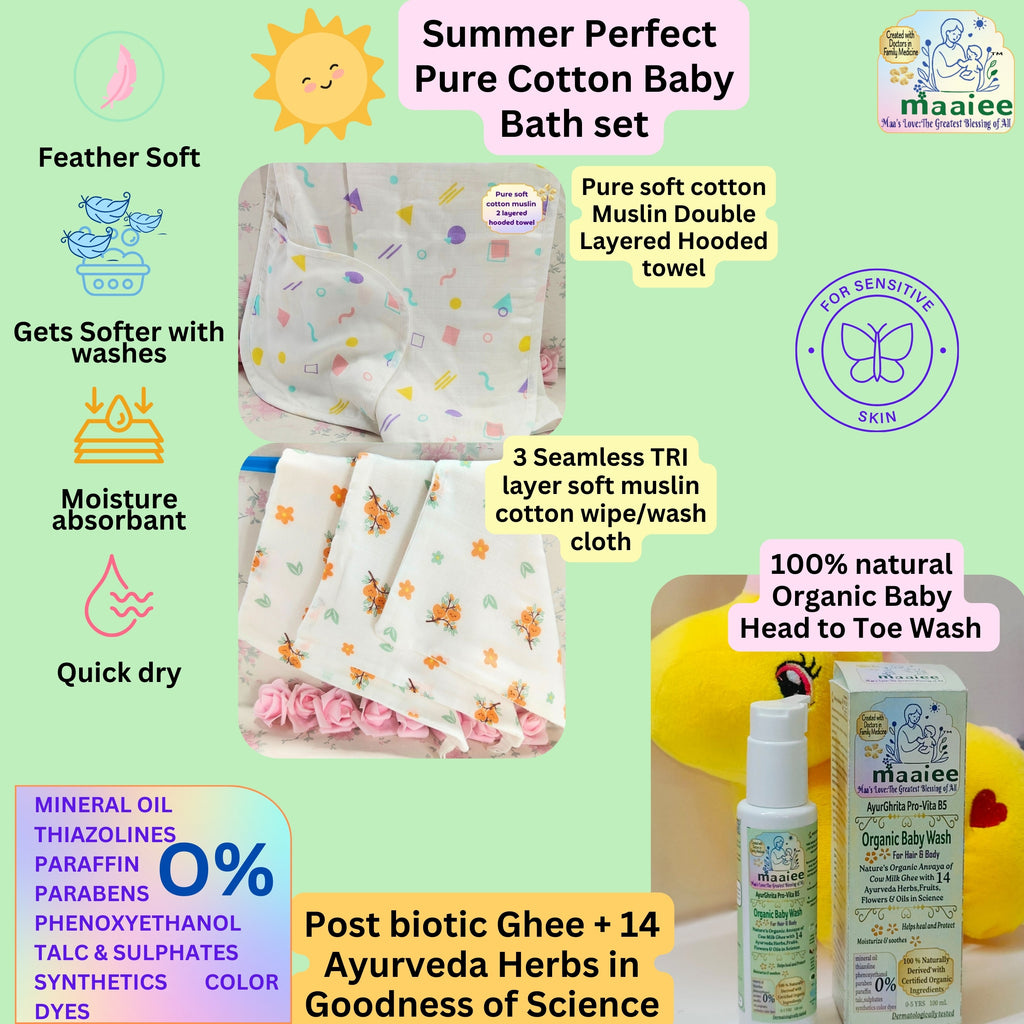 Star Cloud Baby Bath Set