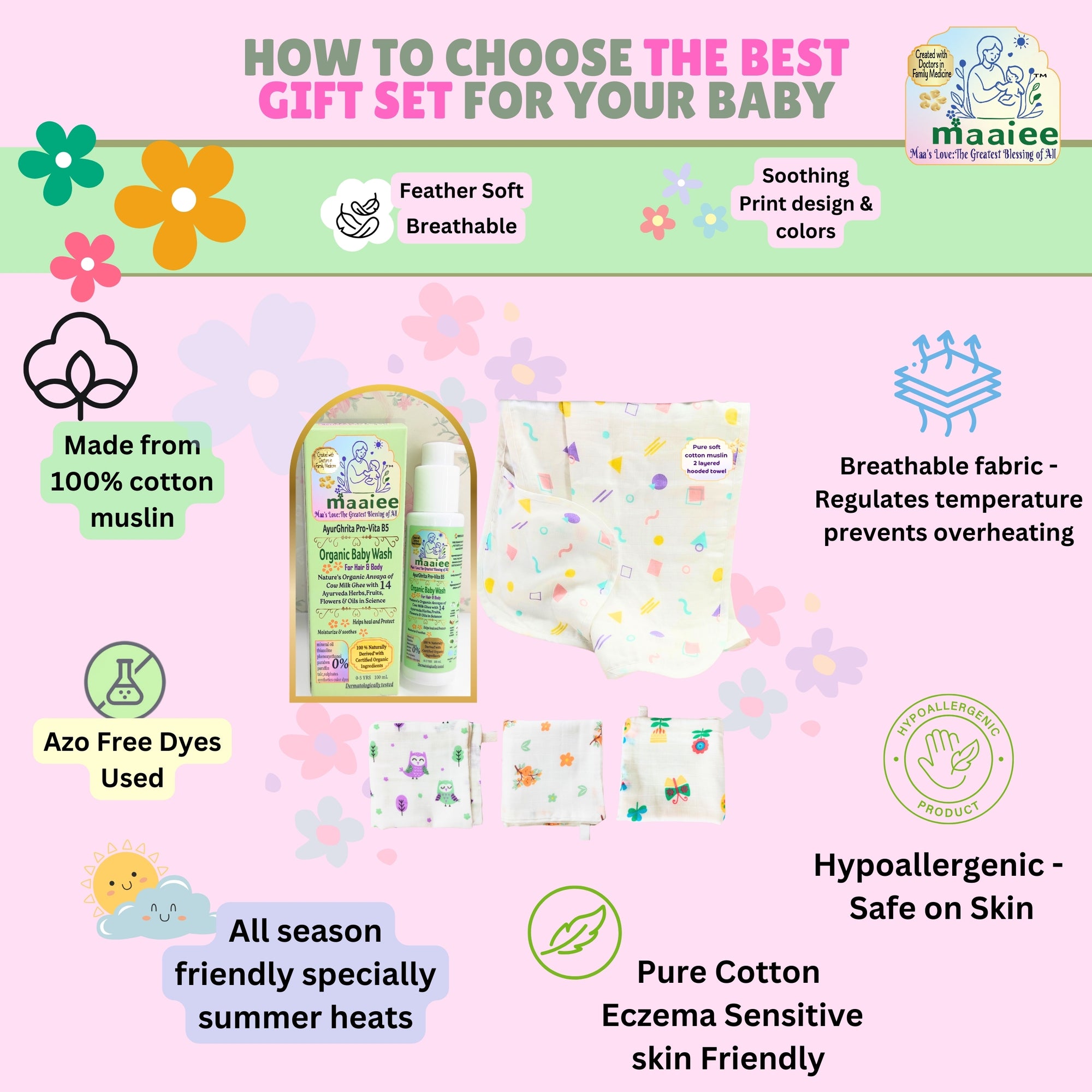 Star Cloud Baby Bath Set
