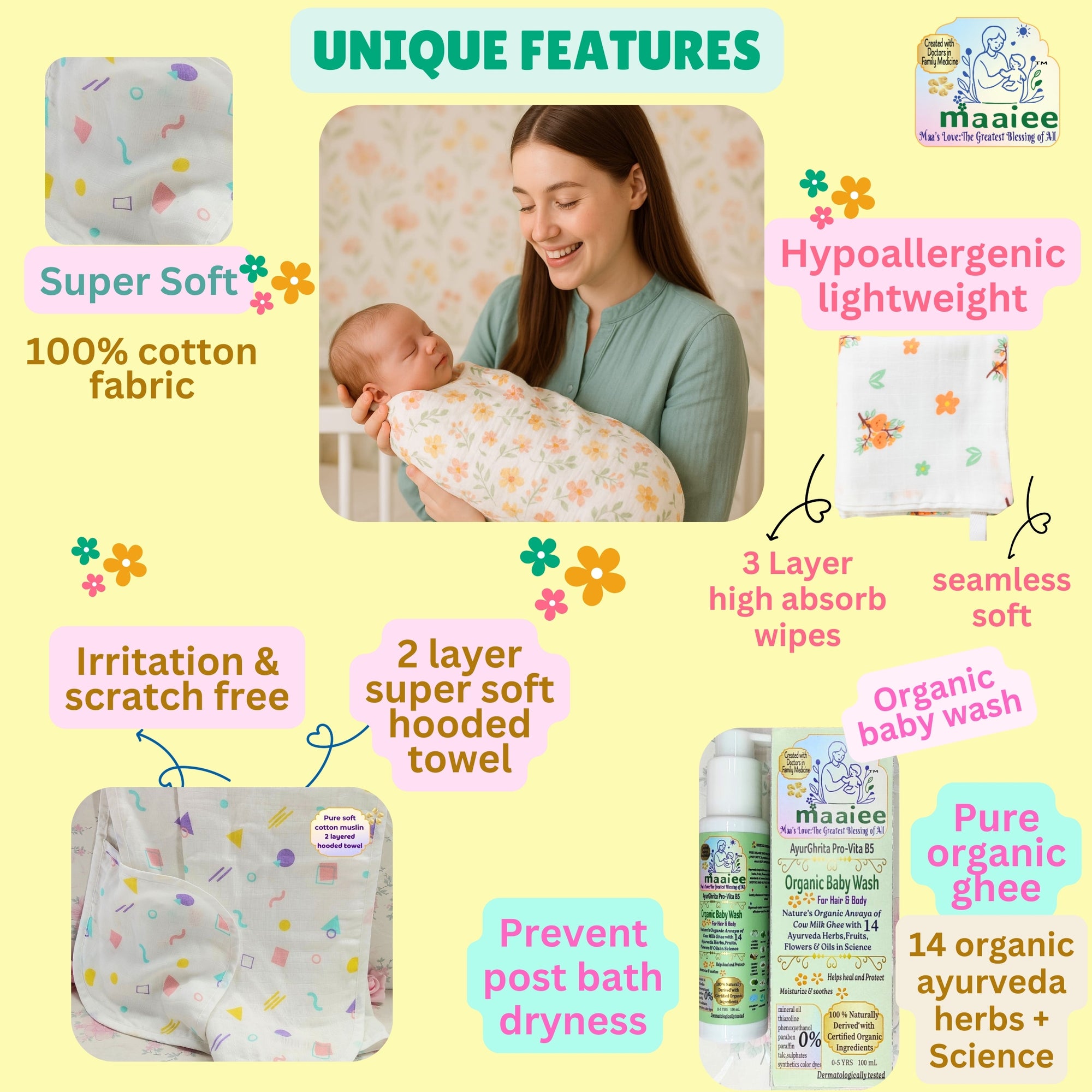 Star Cloud Baby Bath Set
