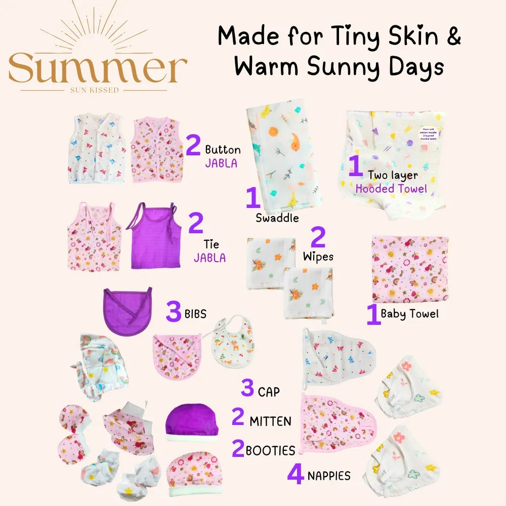 Comfort & Care Muslin Baby Gift Set